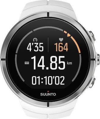 Suunto Spartan Ultra Stainless Steel 50mm Waterproof Smartwatch with Heart Rate Monitor (White)