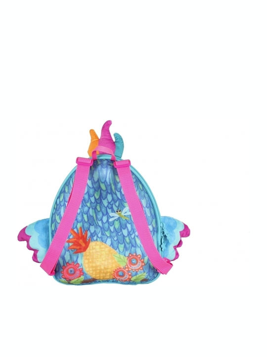 Okiedog Wild Pack Parrot Πλάτης Γαλάζια