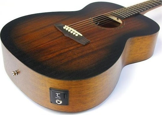 Tanglewood Semi-Akustik Gitarre TWCRDE Crossroads Dreadnought Braun
