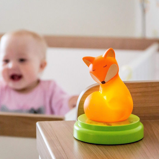 Ansmann LED Kinder Dekorative Lampe Berührung Fox Orange 11.8εκ.