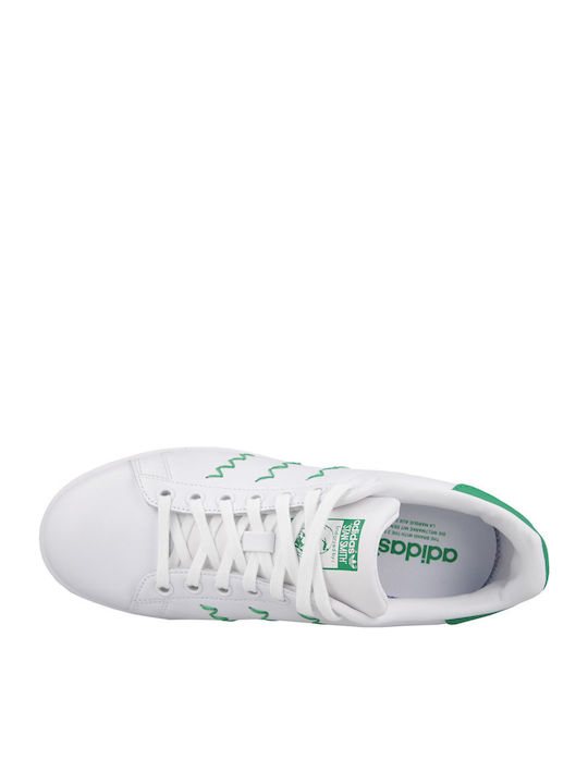 Stan Smith Laser Cut Damen Sneakers Cloud White / Green