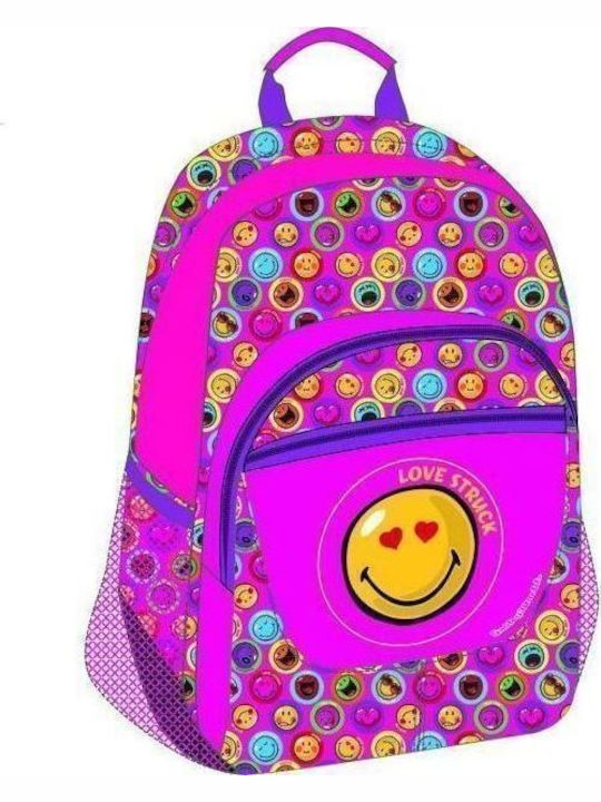 Diakakis Smiley SM02 Bag Backpack Pink