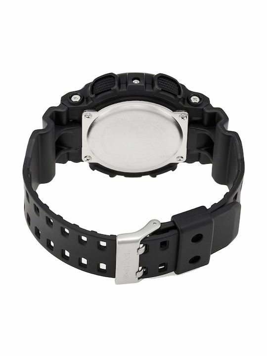 Casio G-Shock Digital Herrenuhr 51mm Batterie mit Schwarz Kautschukarmband