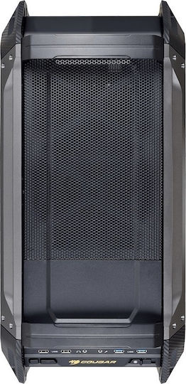 Cougar Panzer Max Gaming Full Tower Κουτί Υπολογιστή με Πλαϊνό Παράθυρο Μαύρο