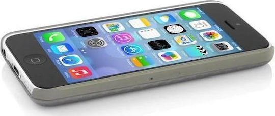 Incipio Back Cover Σιλικόνης 1.27mm Ασημί (iPhone 5c)
