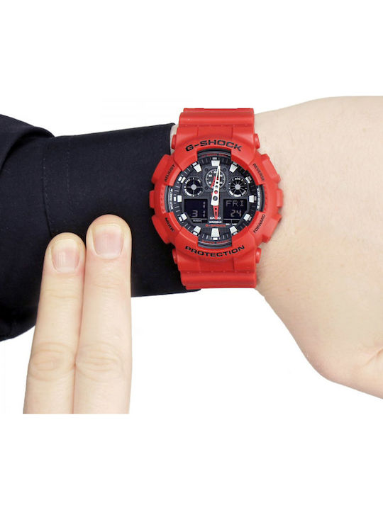 Casio G-Shock Ρολόι Μπαταρίας με Καουτσούκ Λουράκι Casio G-Shock Ρολόι Μπαταρίας με Καουτσούκ Λουράκι
