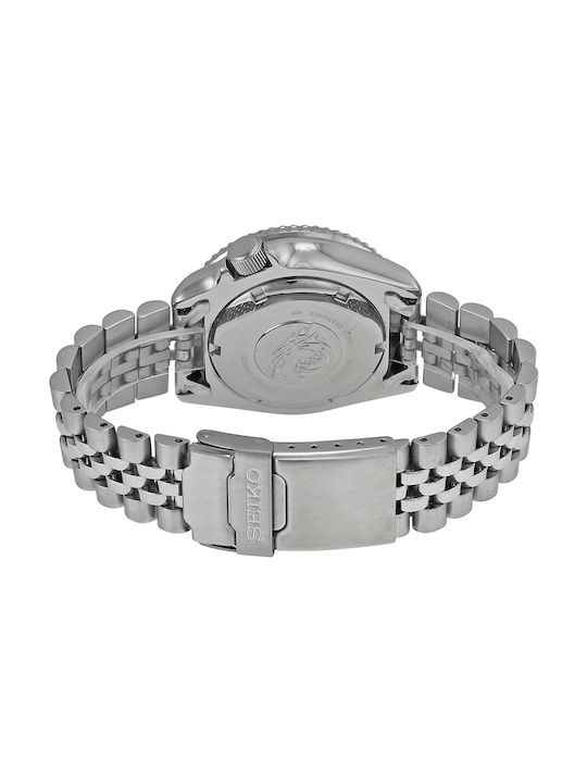 Seiko 5 Sports Ανδρικό Ρολόι 41mm Αυτόματο με Ασημί Μεταλλικό Μπρασελέ