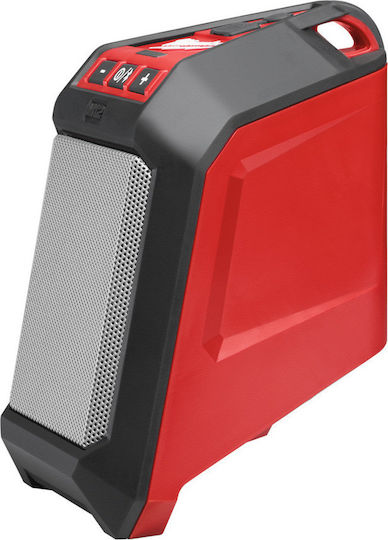 Milwaukee M12 JSSP-0 Jobsite Speaker Bluetooth-Lautsprecher 5W mit Akkulaufzeit bis zu 25 Stunden Schwarz