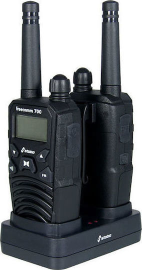Stabo Freecomm 700 Set Walkie Talkie με Μονόχρωμη Οθόνη Σετ 2τμχ