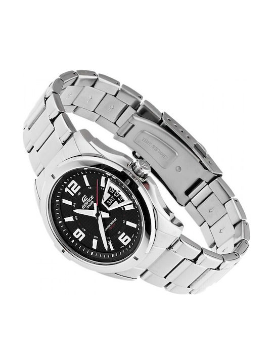 Casio Edifice Men's Watch 44.8mm Battery with Silver Metal Bracelet