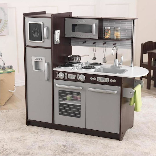 Kidkraft Uptown Espresso Wooden Kids Kitchen for 3+ Years