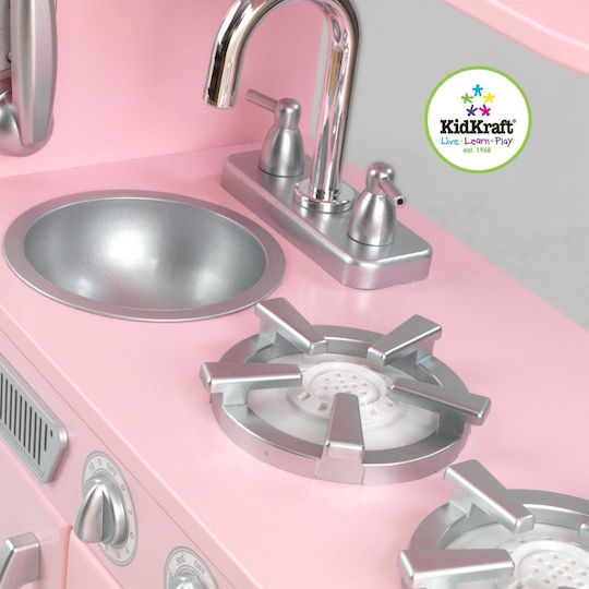 Kidkraft Pink Vintage Wooden Kitchen for 3+ Years 89 cm