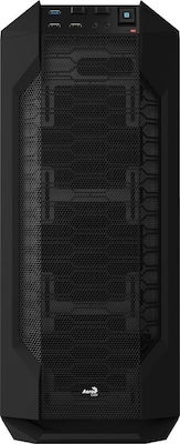 Aerocool LS-5200 Jocuri Turnul Midi Cutie de calculator cu fereastră laterală Argint