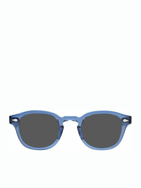 Moscot Lemtosh Sapphire Men's Sunglasses with Blue Plastic Frame