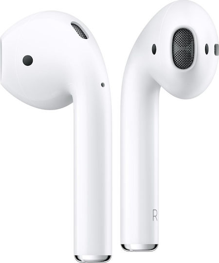 Apple AirPods (2016) Earbud Bluetooth Handsfree Ακουστικά με Θήκη Φόρτισης Λευκά