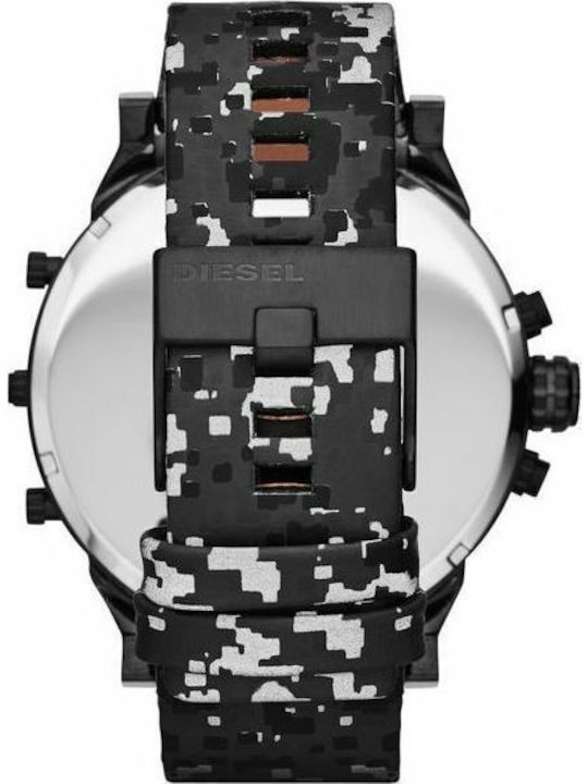 Diesel Ceas Bărbați 57mm Cronograf Baterie cu Curea Din Piele Gri