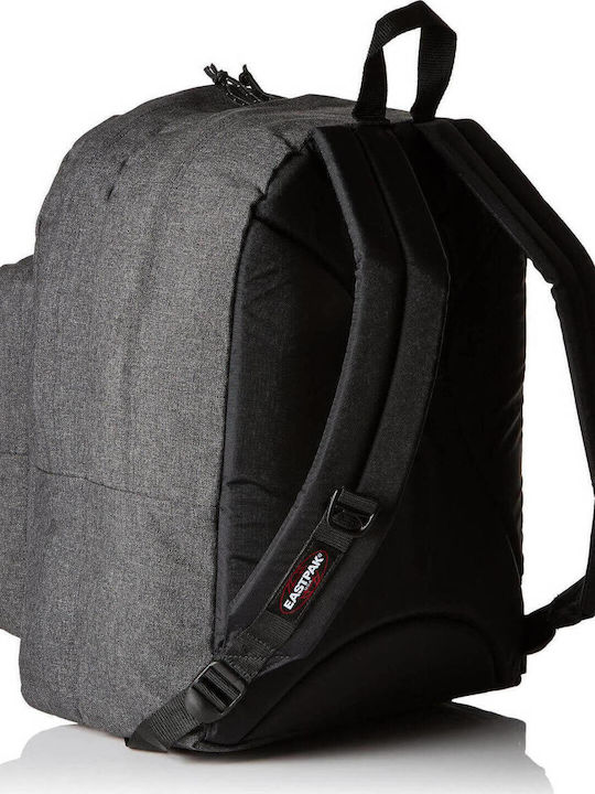 Eastpak Pinnacle Black Denim Σχολική Τσάντα Πλάτης Γυμνασίου - Λυκείου σε Μαύρο χρώμα