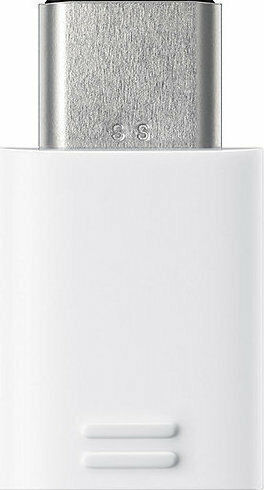 Samsung Конвертор USB-C мъжки към micro USB женски Бял 1бр EE-GN930BWEGWW