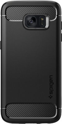Spigen Rugged Armor Coperta din spate Silicon Negru (Galaxy S7 Edge) 556CS20033