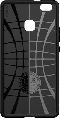 Spigen Rugged Armor Plastic Back Cover Black (Huawei P9 Lite)