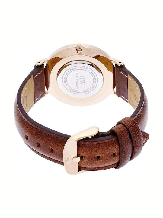 Daniel Wellington Classic St Mawes Ceas de Damă cu Maro Curea din Piele