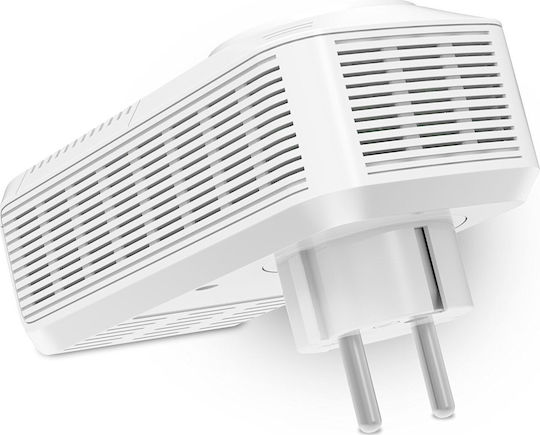 Tenda P1001P Powerline Διπλού Kit για Ενσύρματη Σύνδεση με Passthrough Πρίζα και Θύρα Gigabit Ethernet