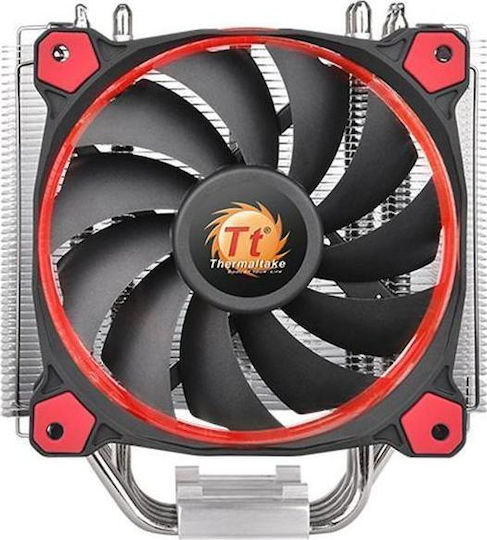 Thermaltake Riing Silent 12 Ventilator de Răcire CPU pentru Priza 115x Roșie