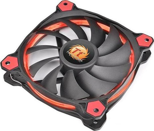 Thermaltake Riing Silent 12 Ventilator de Răcire CPU pentru Priza 115x Roșie
