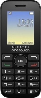 Alcatel OneTouch 1016G Single SIM Mobile Phone with Buttons Black