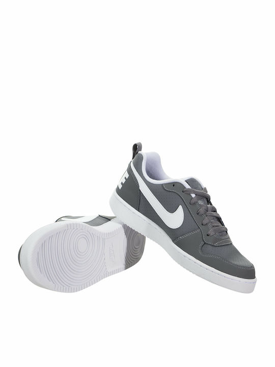 Court Borough Low GS Παιδικά Sneakers με Σκρατς Γκρι