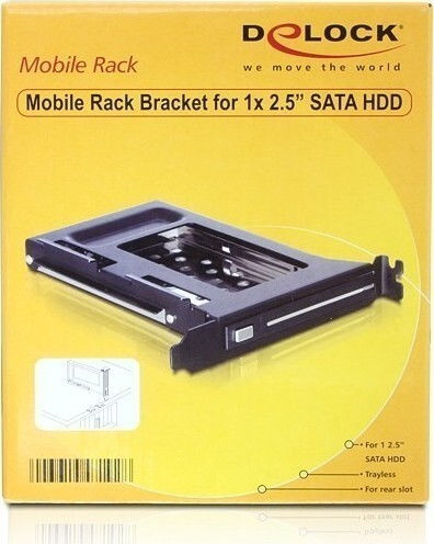 DeLock Mobile Rack Bracket 47192 για 2.5" HDD/SSD Hot Swap Μαύρο 47192