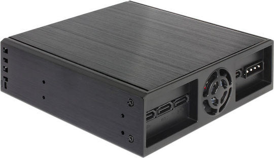 DeLock 5,25″ мобилна стойка за 4 x 2,5″ Черен (47220)