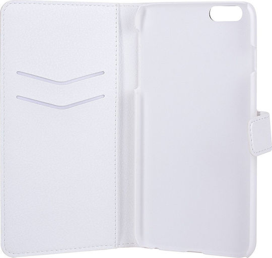 Xqisit Slim Wallet Δερματίνης Λευκό (iPhone 6 Plus / 6s Plus)