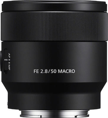 Sony Full Frame Φωτογραφικός Φακός FE 50 mm f/2.8 Standard / Macro για Sony E Mount Black