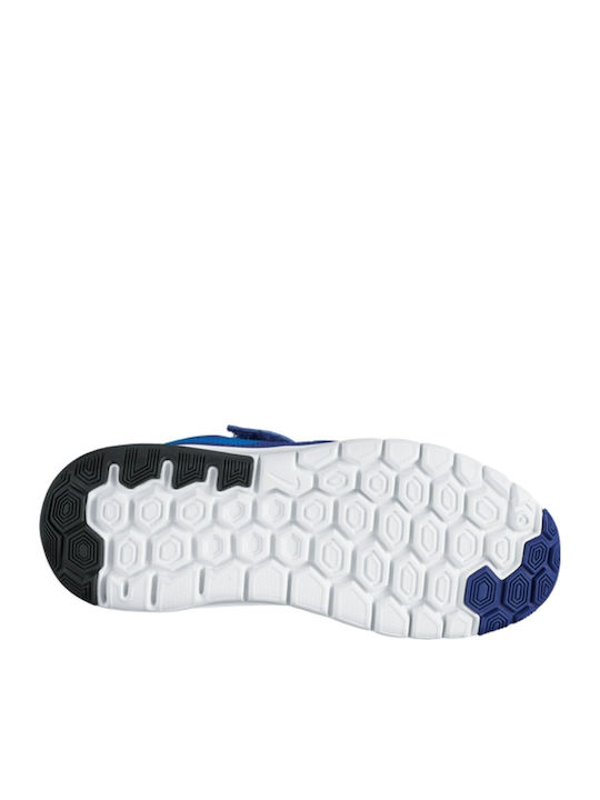 Flex Experience 5 Kids Sports Shoes Running with Hoop & Loop Closure Blue