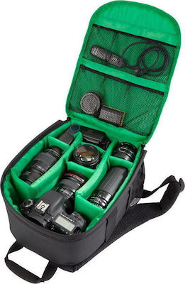 Rivacase Τσάντα Πλάτης Φωτογραφικής Μηχανής (PS) Backpack Μέγεθος Large σε Μαύρο Χρώμα