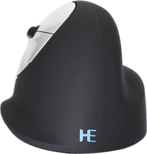 R-Go Tools HE Mouse Ασύρματο Εργονομικό Ποντίκι για Αριστερόχειρες Μαύρο