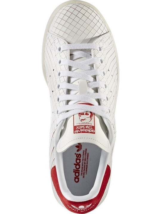 Stan Smith Femei Sneakers Sliced White / Red