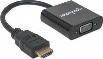 Manhattan HDMI to VGA Converter Convertor HDMI masculin în VGA feminin 1buc