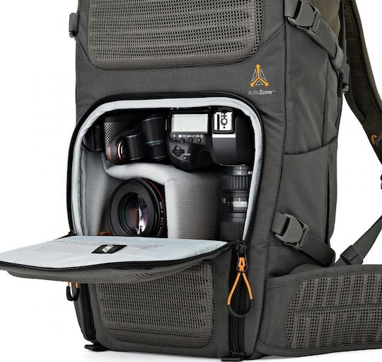 Lowepro Τσάντα Πλάτης Φωτογραφικής Μηχανής Flipside Trek BP 350 AW σε Γκρι Χρώμα