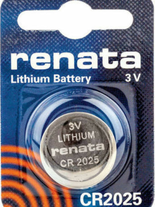 Renata Μπαταρίες Λιθίου Ρολογιών CR2025 3V 10τμχ