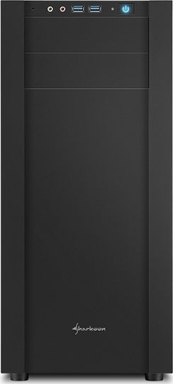 Sharkoon S25-V Midi Tower Компютърна кутия Черен