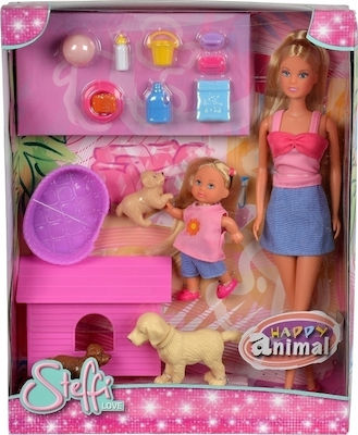 Simba Steffi Love: Happy Animal Set (Diverse modele) 1 buc