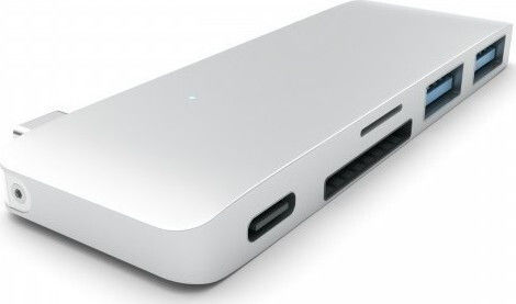 Satechi 3 Port USB 3.0 Hub with USB-C Connection Gray