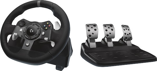 Logitech G920 Driving Force Steering Wheel with Pedals for PC / XBOX One with 900° Rotation