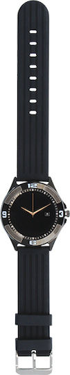 Forever SW-100 Smartwatch με Παλμογράφο (Μαύρο)