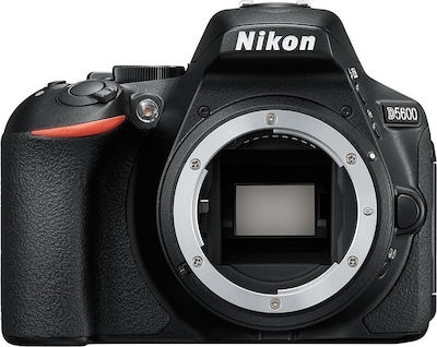 Nikon DSLR Φωτογραφική Μηχανή D5600 Crop Frame Kit (AF-P DX 18-55mm F3.5-5.6G VR) Black