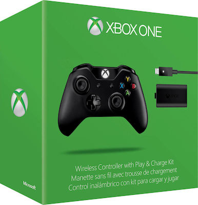 Microsoft Xbox One Wireless Controller with Play & Charge Kit