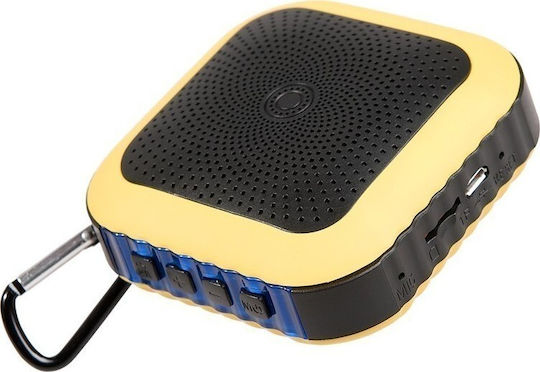 Tracer Bluetone Bluetooth Speaker 3W with Radio and Battery Life up to 5 hours Yellow