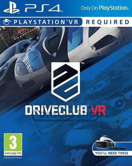 Driveclub VR PS4 Game